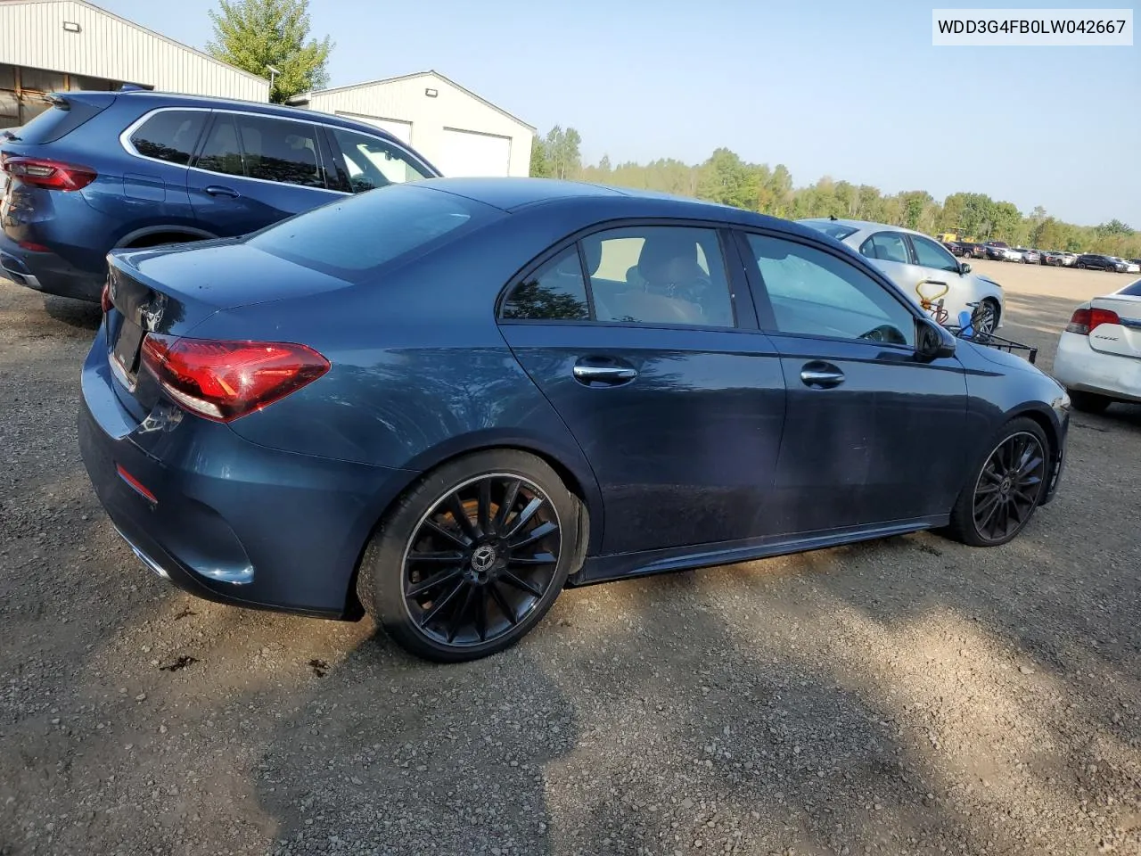 2020 Mercedes-Benz A 220 4Matic VIN: WDD3G4FB0LW042667 Lot: 68276274