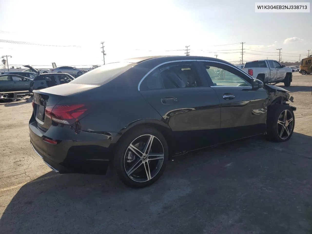 2022 Mercedes-Benz A 220 VIN: W1K3G4EB2NJ338713 Lot: 72068644