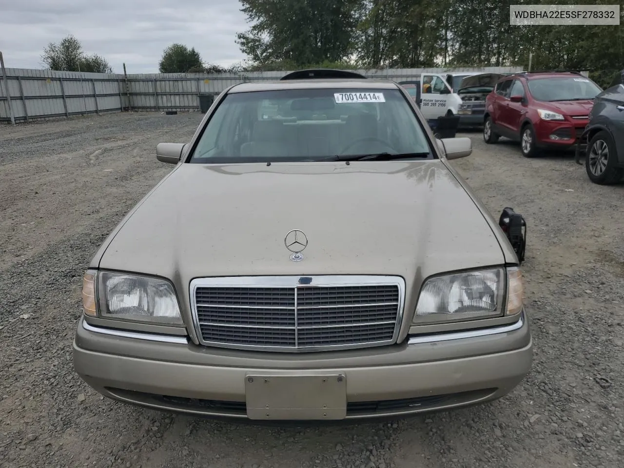 1995 Mercedes-Benz C 220 VIN: WDBHA22E5SF278332 Lot: 70014414