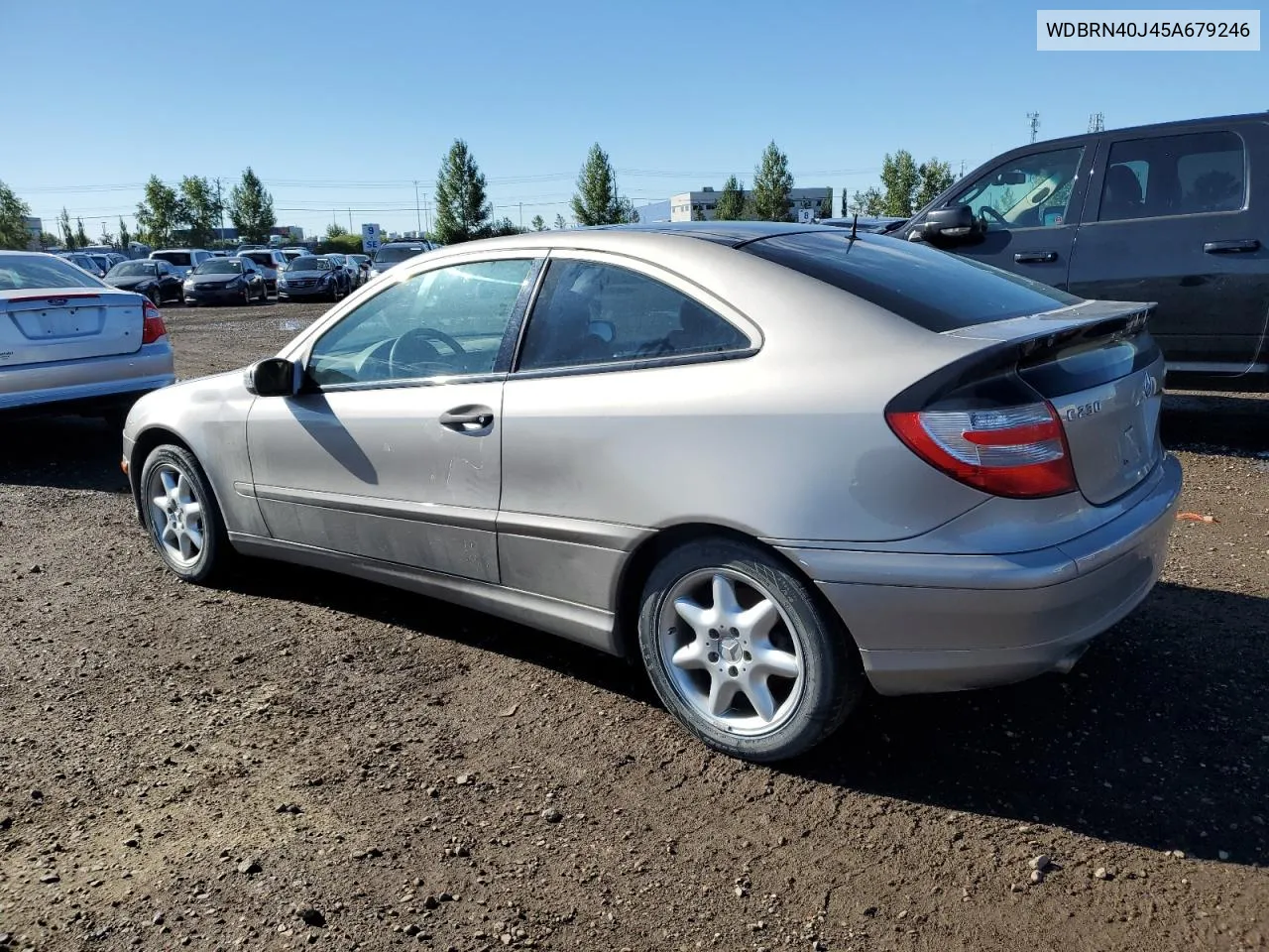 2005 Mercedes-Benz C 230K Sport Coupe VIN: WDBRN40J45A679246 Lot: 69610434