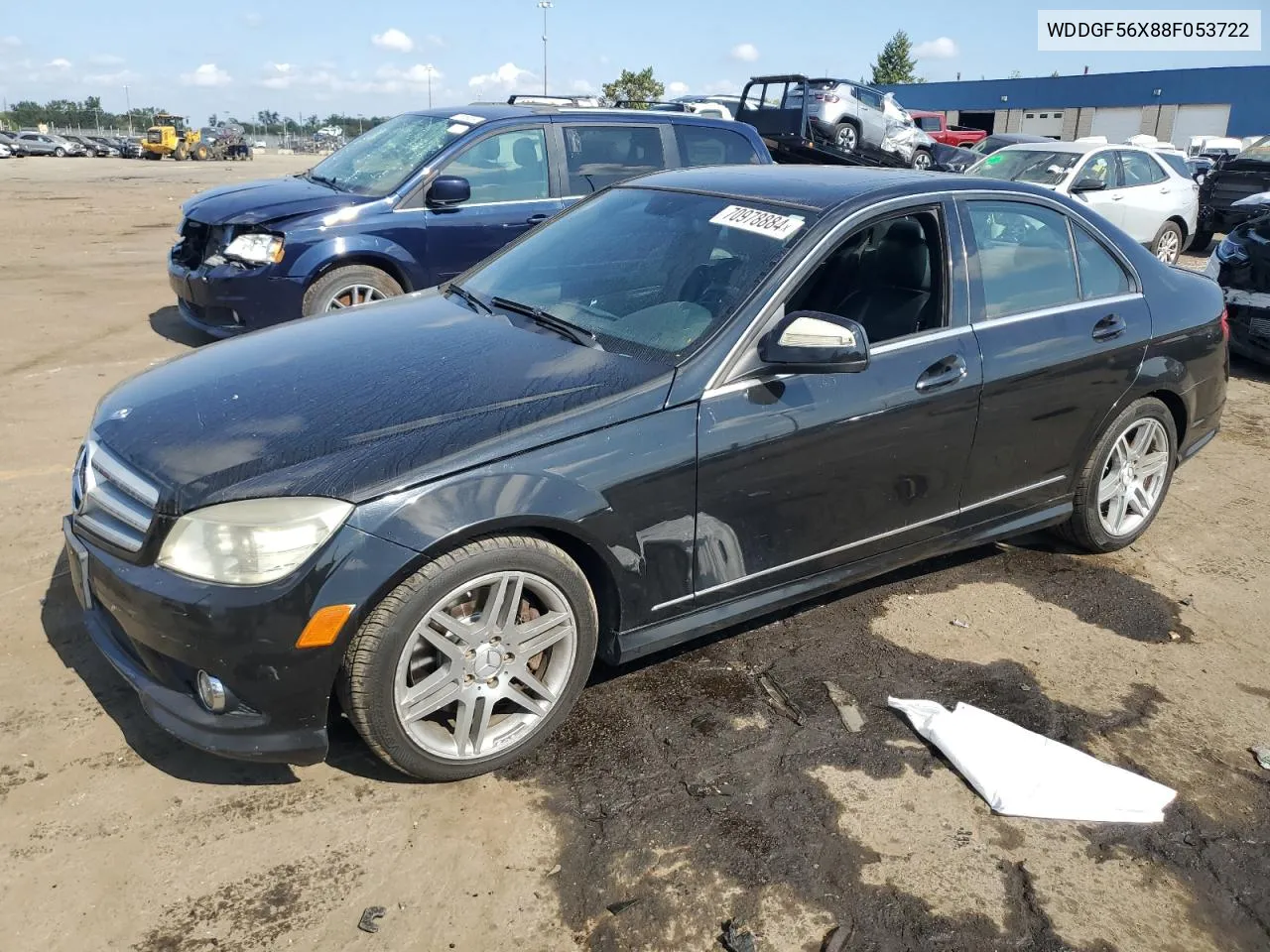 2008 Mercedes-Benz C 350 VIN: WDDGF56X88F053722 Lot: 70978884