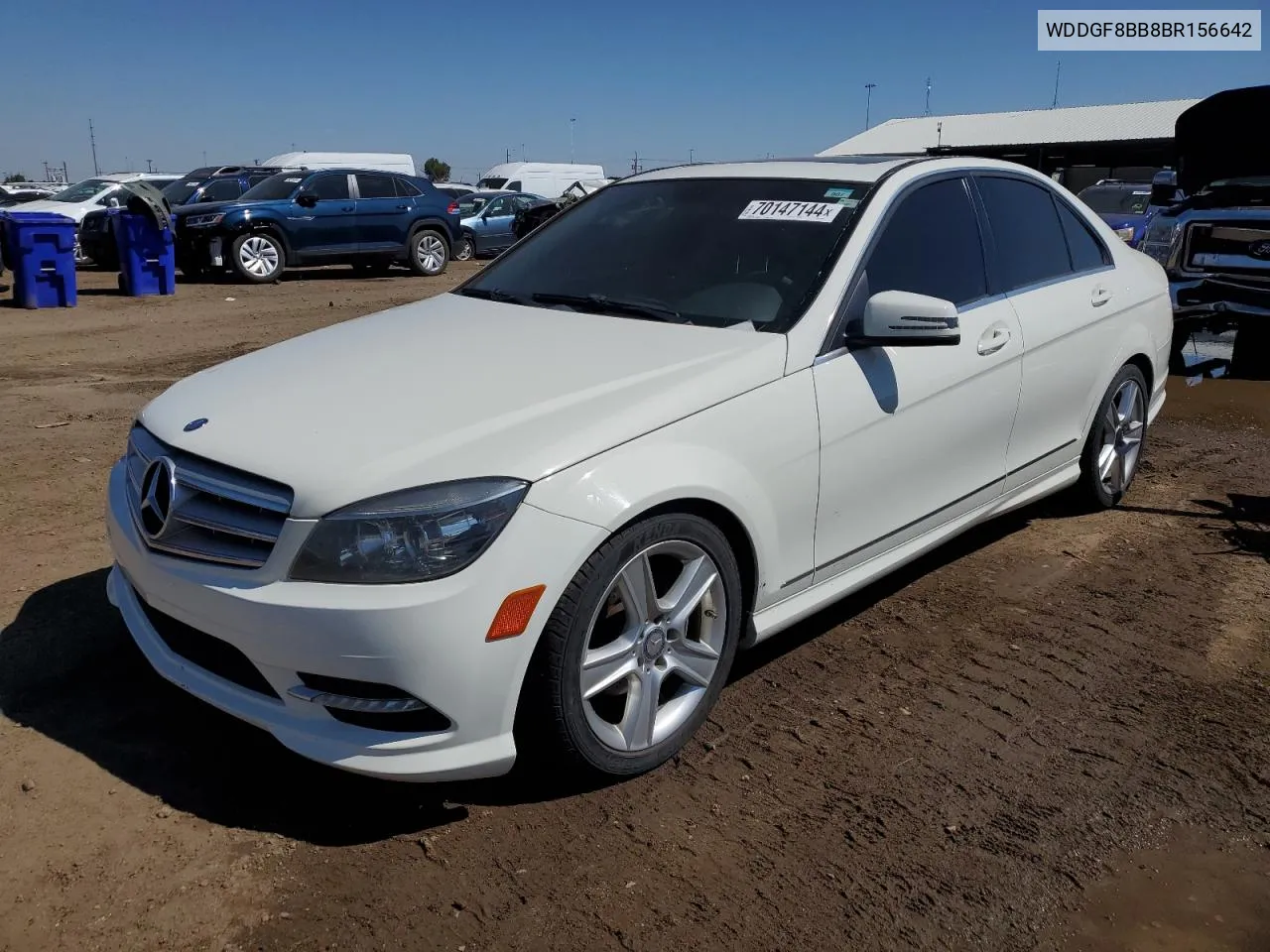 2011 Mercedes-Benz C 300 4Matic VIN: WDDGF8BB8BR156642 Lot: 70147144