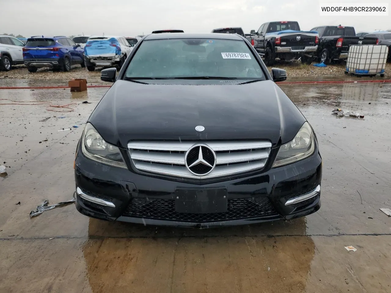 2012 Mercedes-Benz C 250 VIN: WDDGF4HB9CR239062 Lot: 69787924