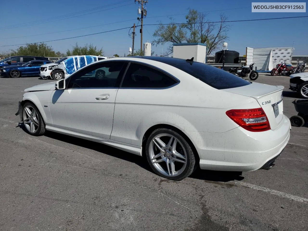 WDDGJ5HB3CF912563 2012 Mercedes-Benz C 350