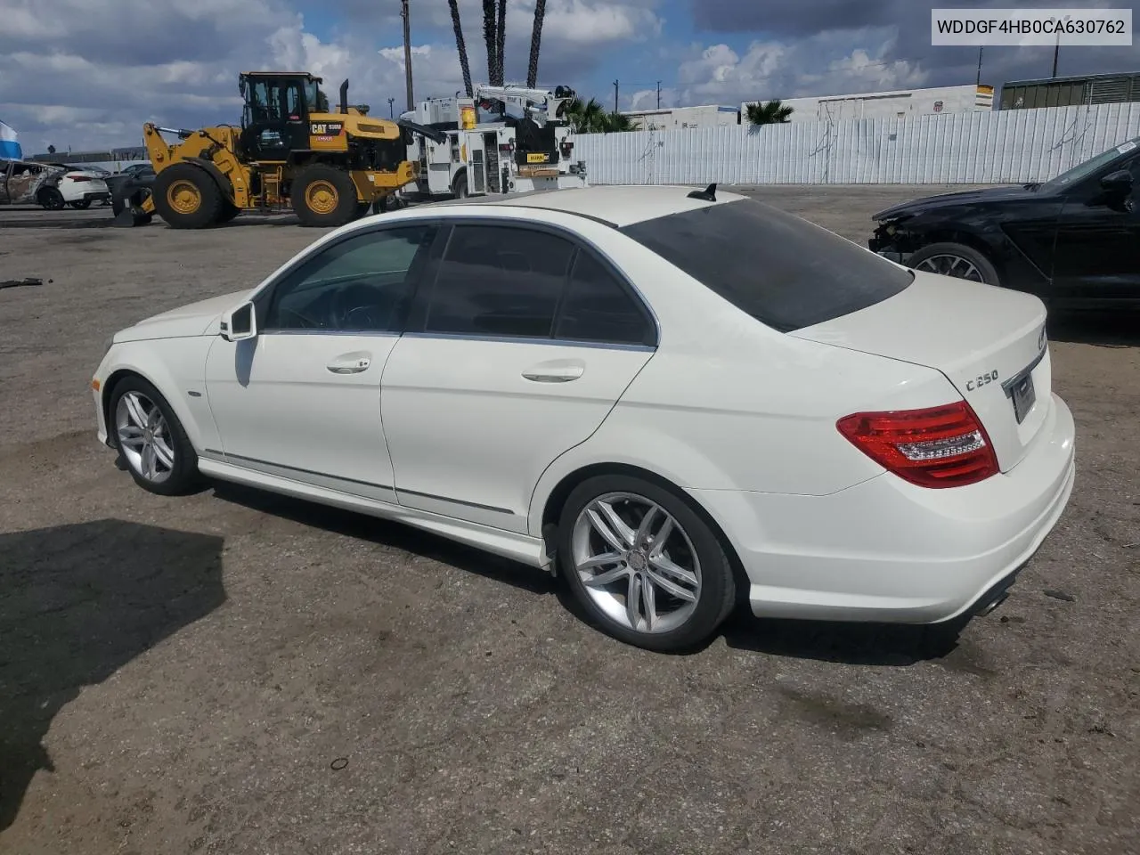 2012 Mercedes-Benz C 250 VIN: WDDGF4HB0CA630762 Lot: 71602094