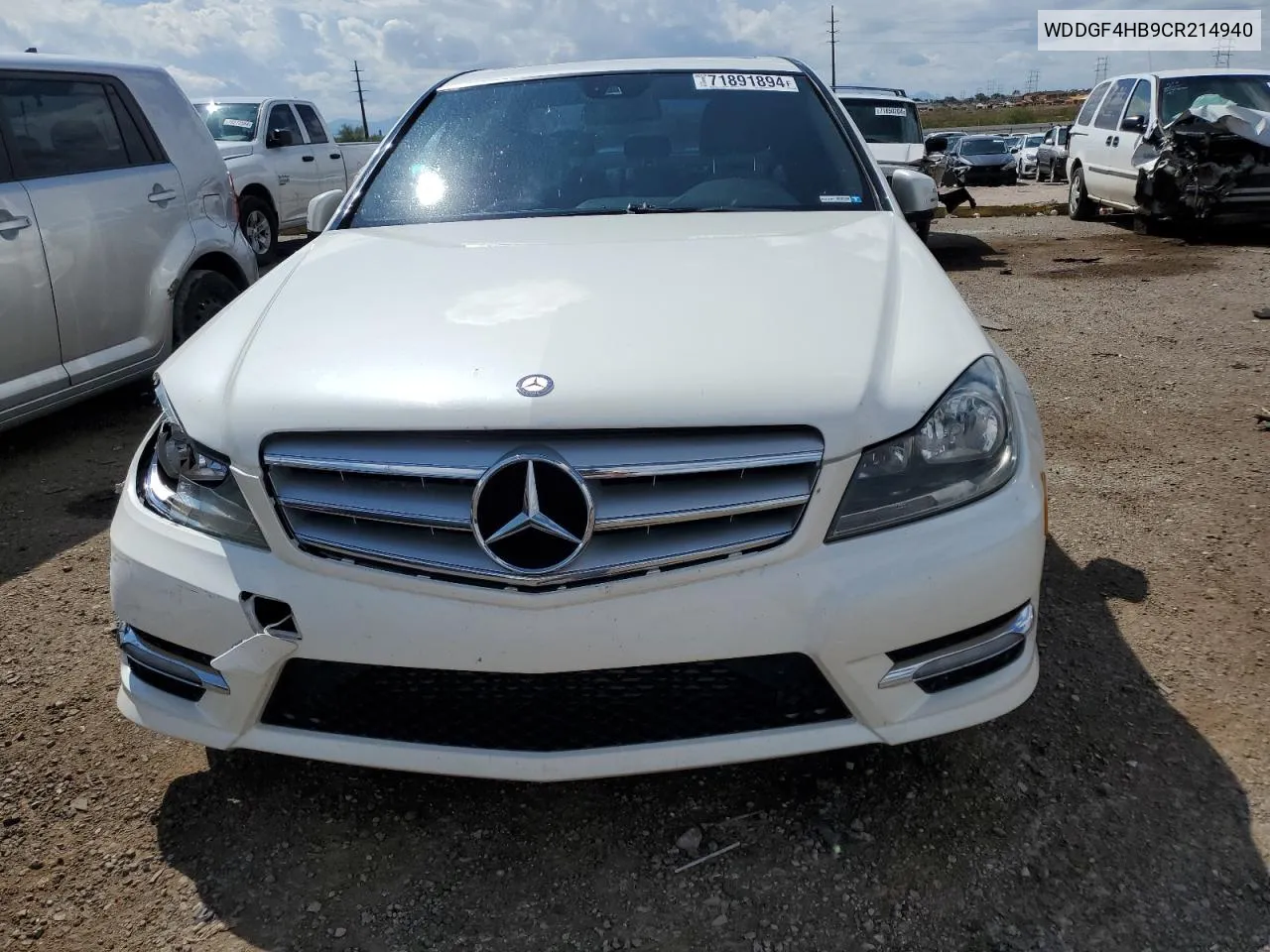 WDDGF4HB9CR214940 2012 Mercedes-Benz C 250