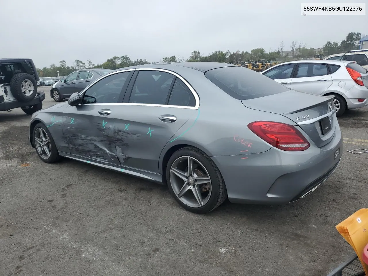 55SWF4KB5GU122376 2016 Mercedes-Benz C 300 4Matic