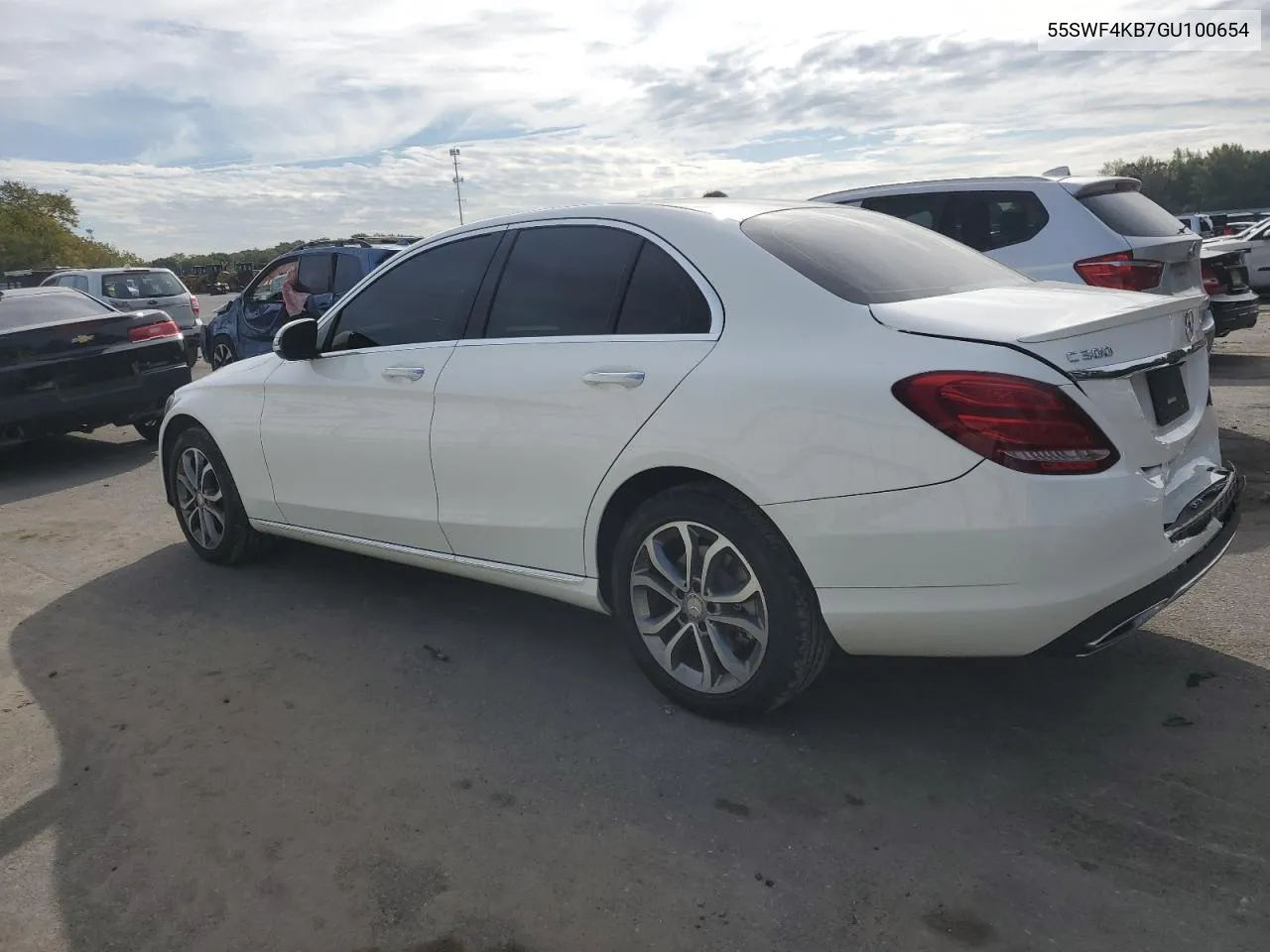 55SWF4KB7GU100654 2016 Mercedes-Benz C 300 4Matic