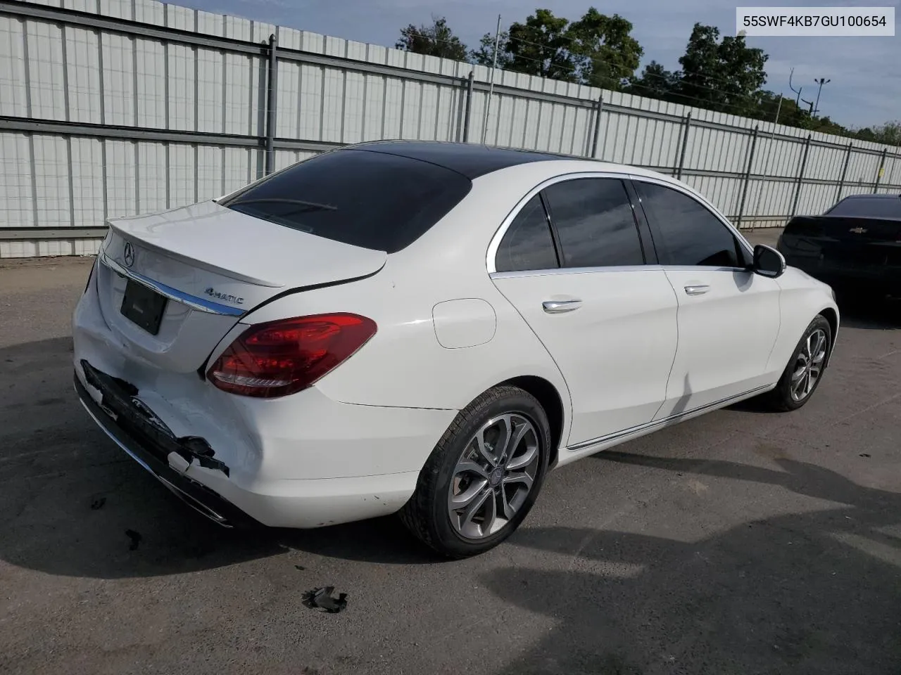 55SWF4KB7GU100654 2016 Mercedes-Benz C 300 4Matic