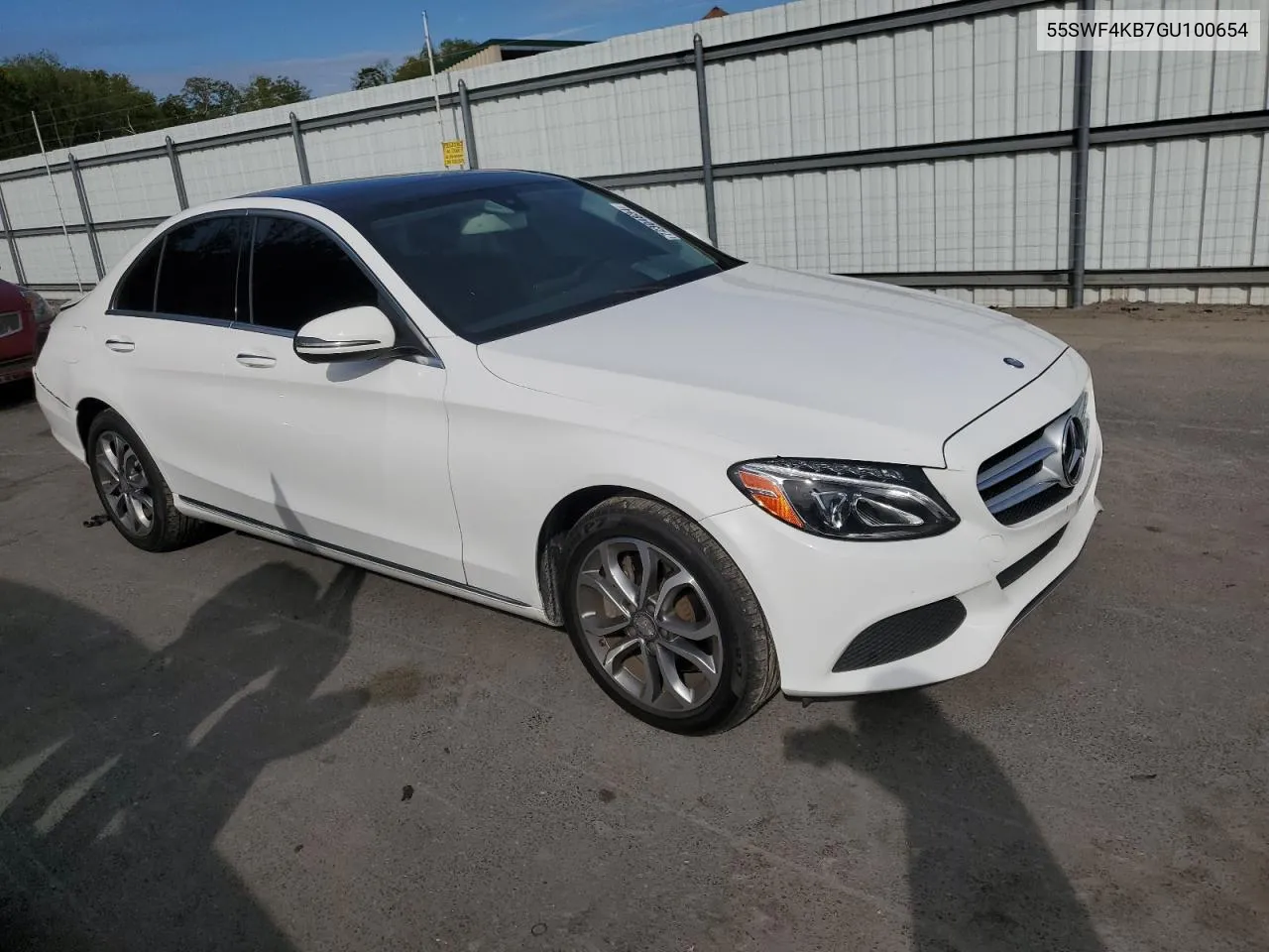 55SWF4KB7GU100654 2016 Mercedes-Benz C 300 4Matic