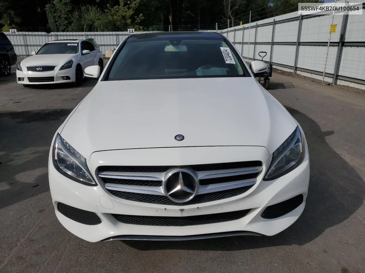 55SWF4KB7GU100654 2016 Mercedes-Benz C 300 4Matic