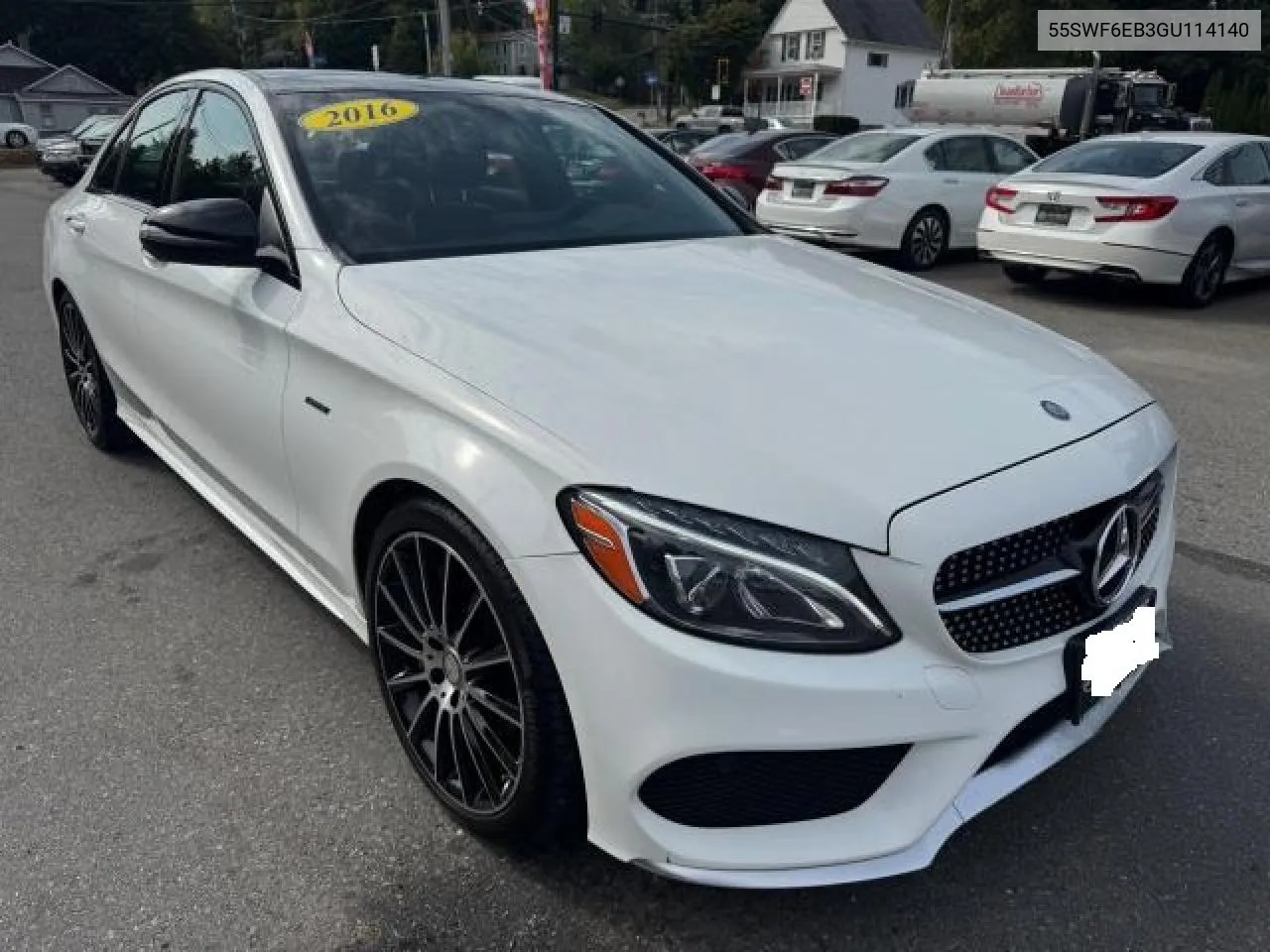 2016 Mercedes-Benz C 450 4Matic Amg VIN: 55SWF6EB3GU114140 Lot: 72474324