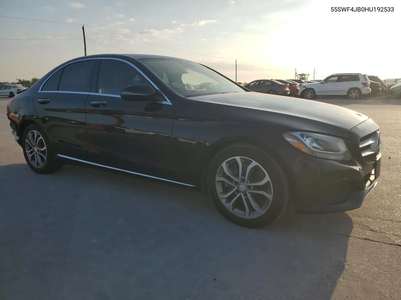 2017 Mercedes-Benz C 300 VIN: 55SWF4JB0HU192533 Lot: 71231254