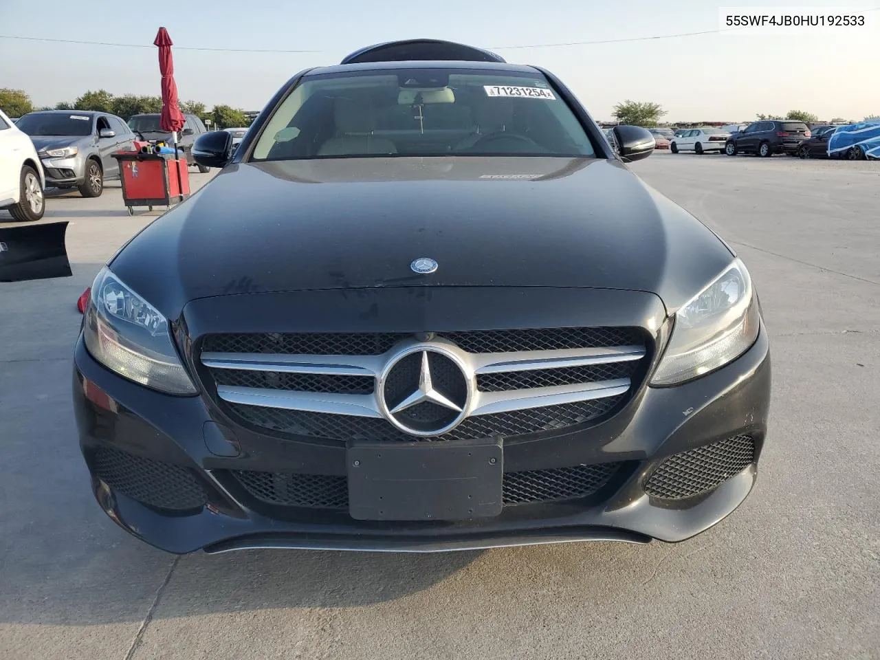 2017 Mercedes-Benz C 300 VIN: 55SWF4JB0HU192533 Lot: 71231254