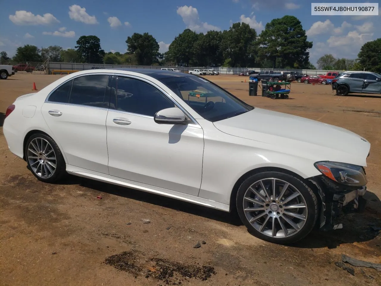 55SWF4JB0HU190877 2017 Mercedes-Benz C 300