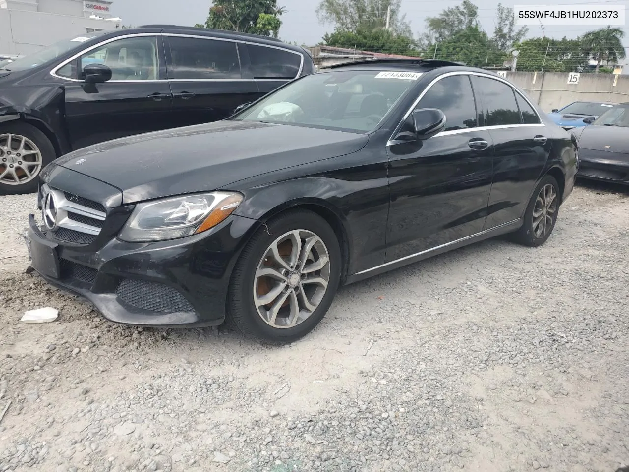 2017 Mercedes-Benz C 300 VIN: 55SWF4JB1HU202373 Lot: 72133084