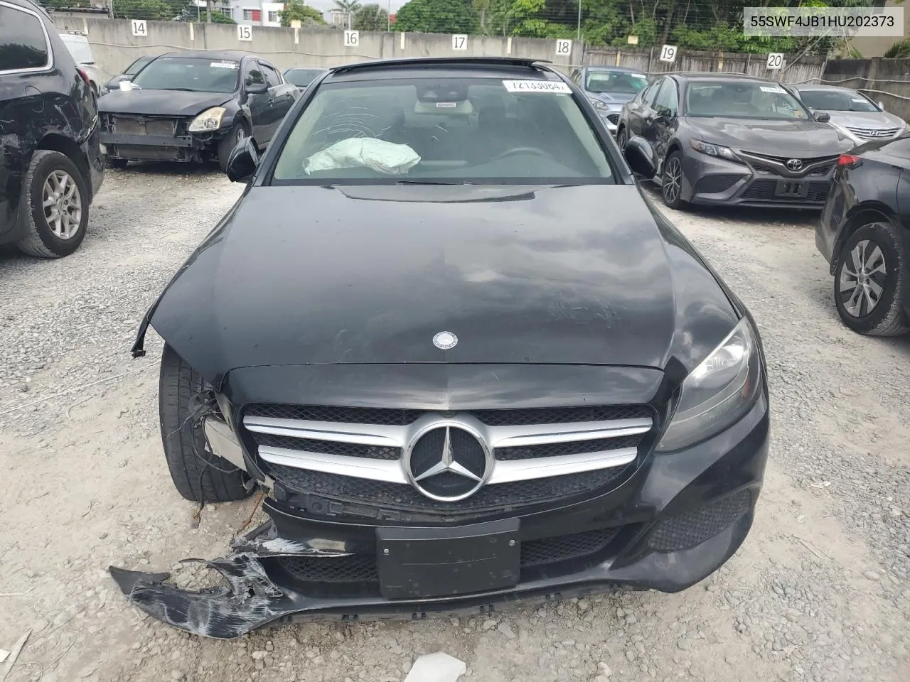 55SWF4JB1HU202373 2017 Mercedes-Benz C 300