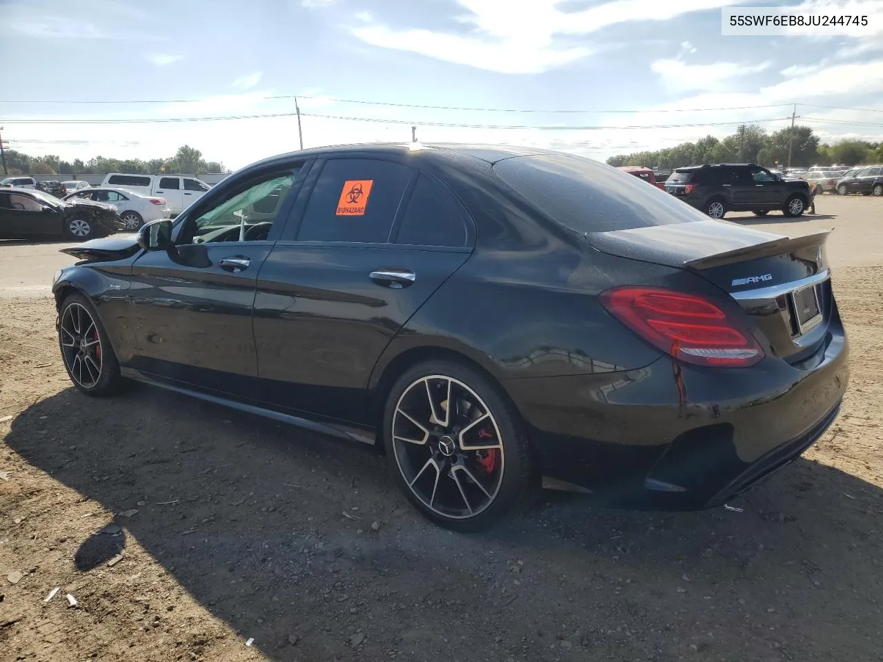 55SWF6EB8JU244745 2018 Mercedes-Benz C 43 4Matic Amg