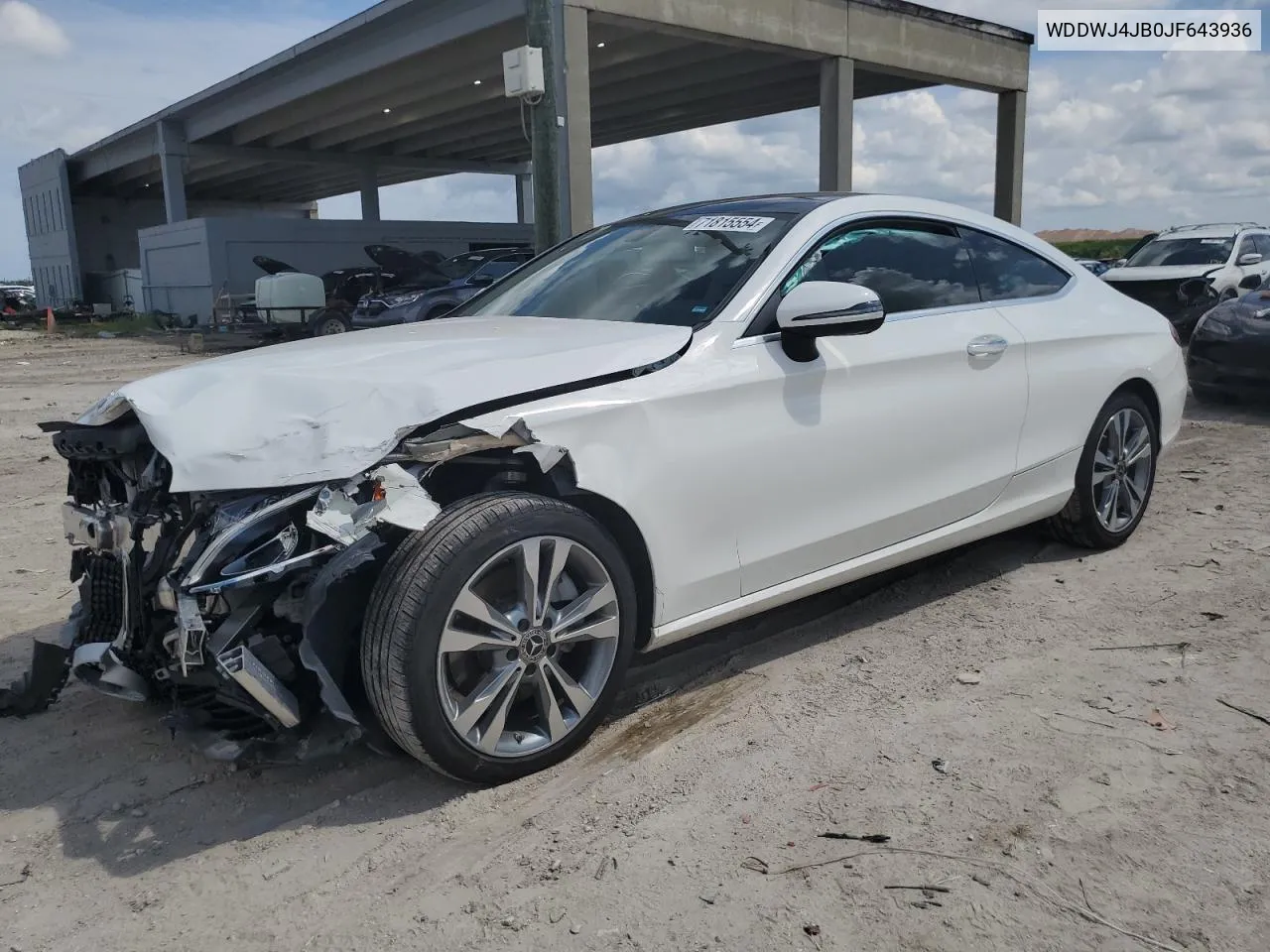 2018 Mercedes-Benz C 300 VIN: WDDWJ4JB0JF643936 Lot: 71815554