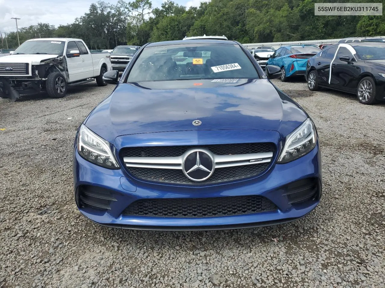 2019 Mercedes-Benz C 43 Amg VIN: 55SWF6EB2KU311745 Lot: 71056384