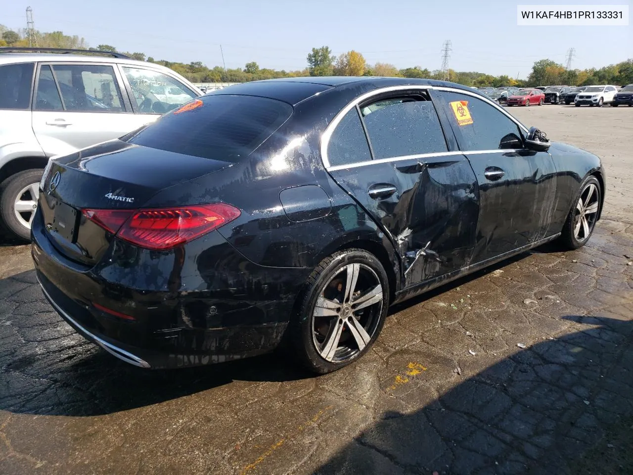 2023 Mercedes-Benz C 300 4Matic VIN: W1KAF4HB1PR133331 Lot: 71663374