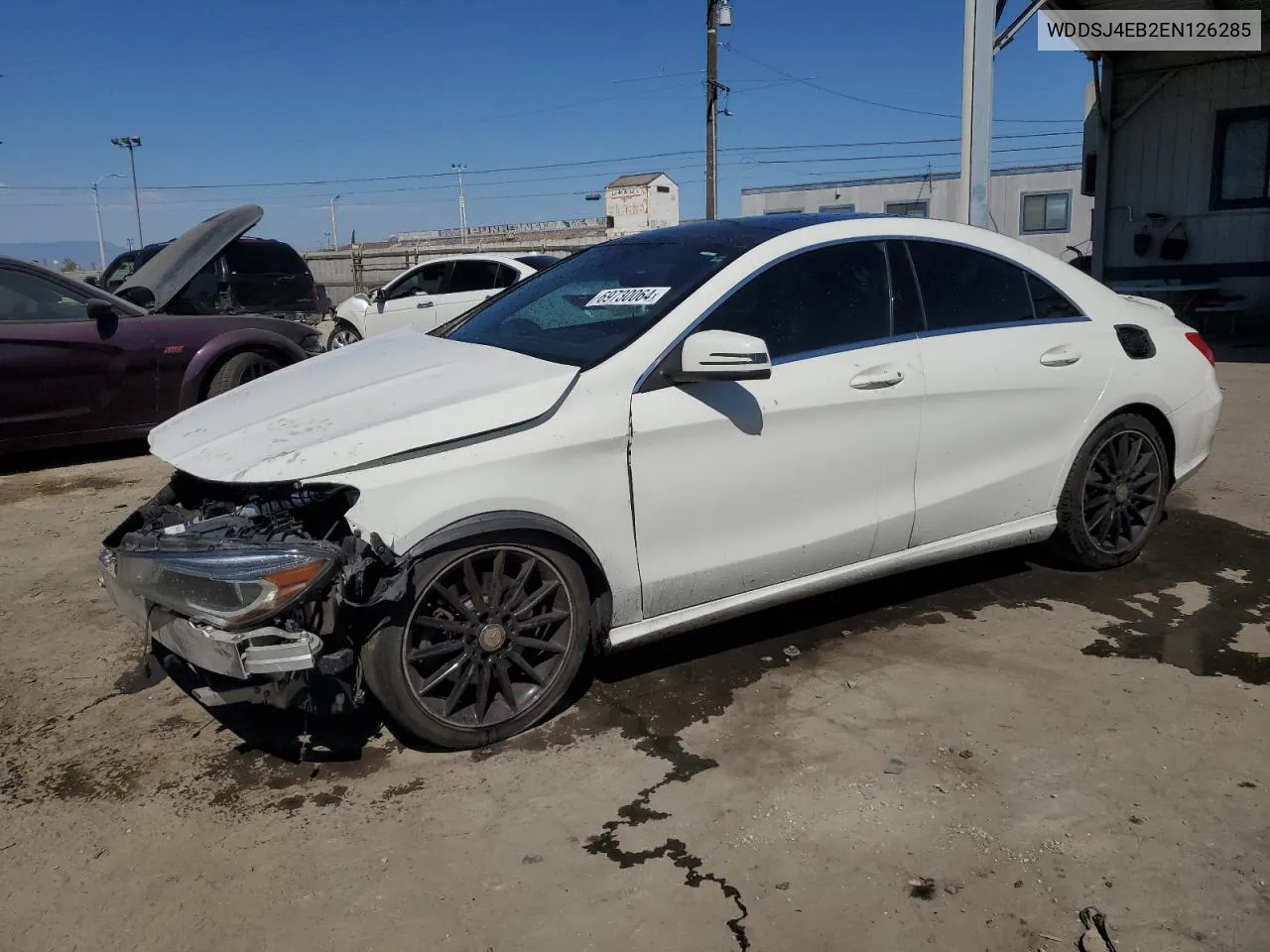 2014 Mercedes-Benz Cla 250 VIN: WDDSJ4EB2EN126285 Lot: 69730064