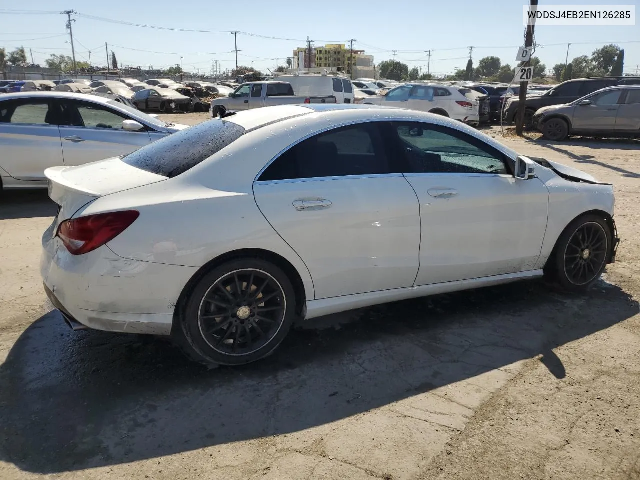 2014 Mercedes-Benz Cla 250 VIN: WDDSJ4EB2EN126285 Lot: 69730064