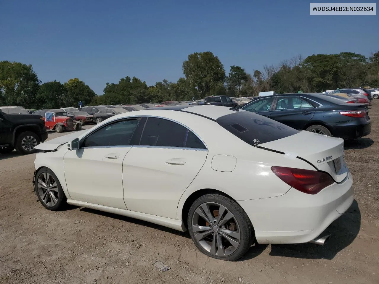 2014 Mercedes-Benz Cla 250 VIN: WDDSJ4EB2EN032634 Lot: 70800584