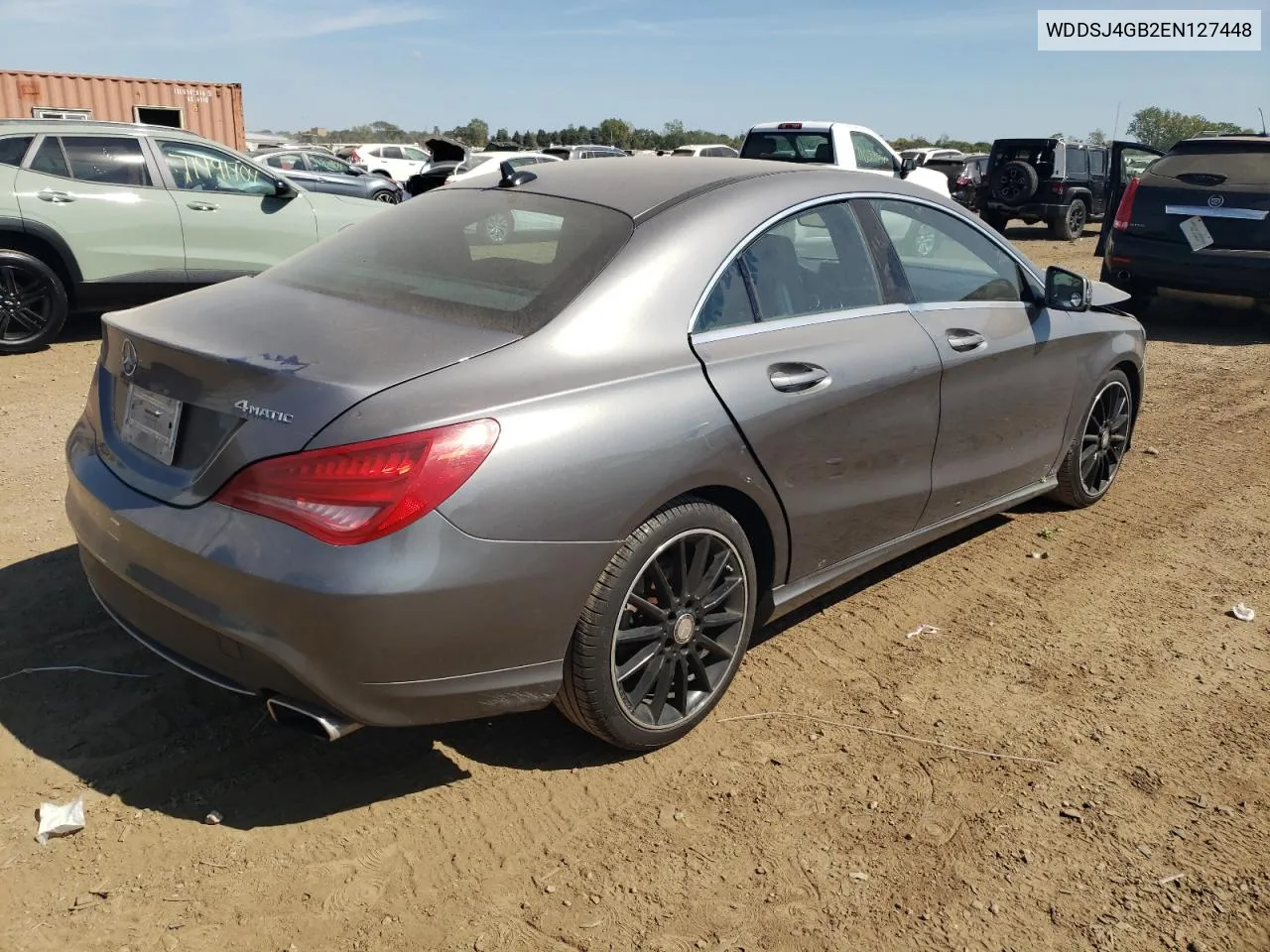 2014 Mercedes-Benz Cla 250 4Matic VIN: WDDSJ4GB2EN127448 Lot: 71728684