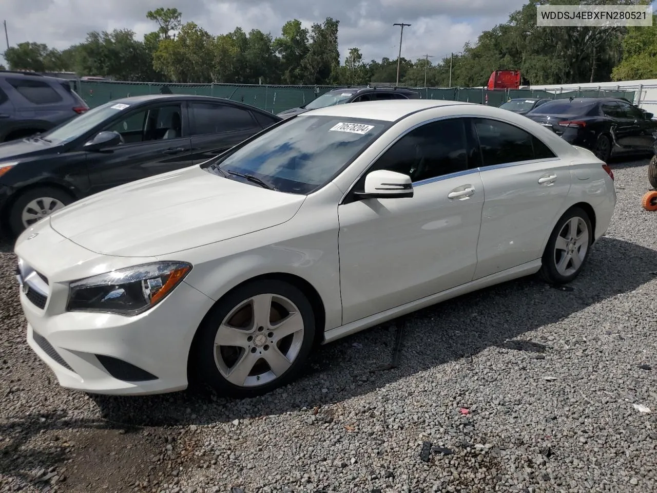 2015 Mercedes-Benz Cla 250 VIN: WDDSJ4EBXFN280521 Lot: 70578204