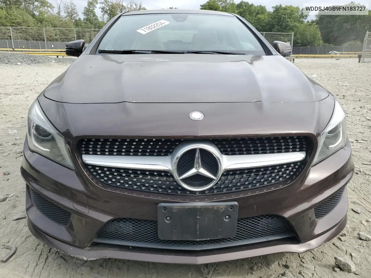 2015 Mercedes-Benz Cla 250 4Matic VIN: WDDSJ4GB9FN183727 Lot: 71802204