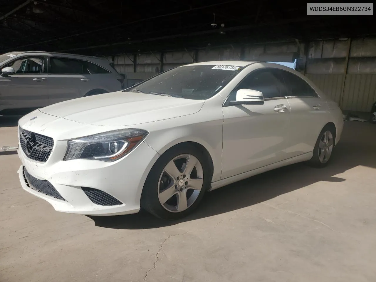 2016 Mercedes-Benz Cla 250 VIN: WDDSJ4EB6GN322734 Lot: 68189734