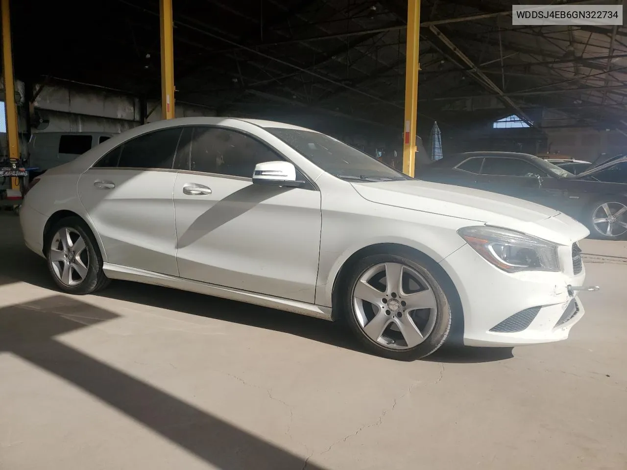 2016 Mercedes-Benz Cla 250 VIN: WDDSJ4EB6GN322734 Lot: 68189734