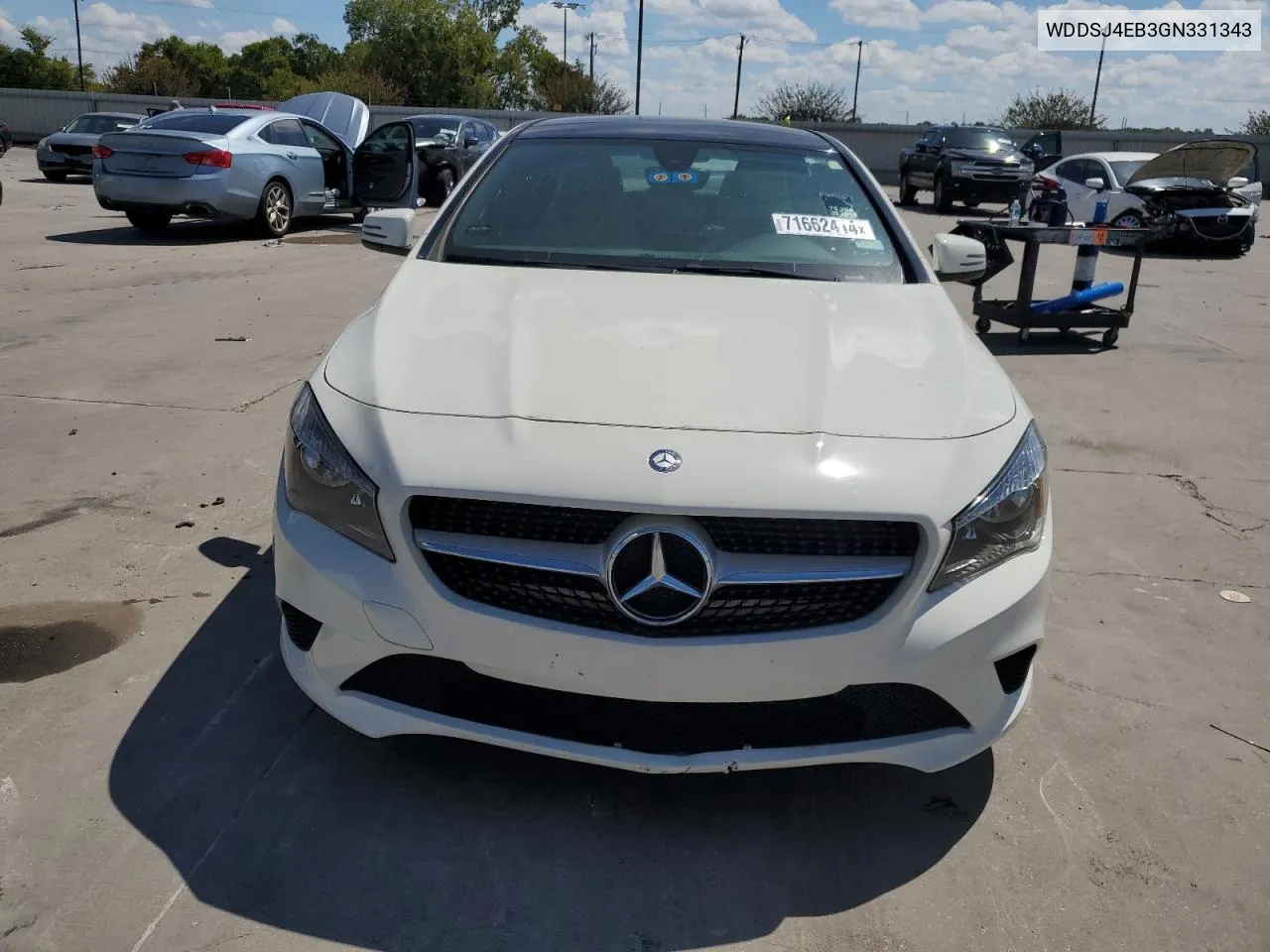 WDDSJ4EB3GN331343 2016 Mercedes-Benz Cla 250