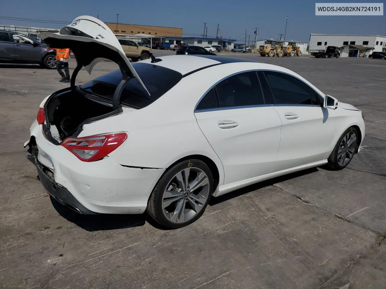 2019 Mercedes-Benz Cla 250 4Matic VIN: WDDSJ4GB2KN724191 Lot: 68365124