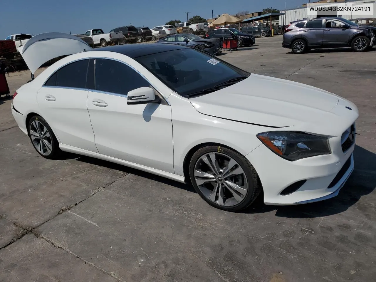 2019 Mercedes-Benz Cla 250 4Matic VIN: WDDSJ4GB2KN724191 Lot: 68365124