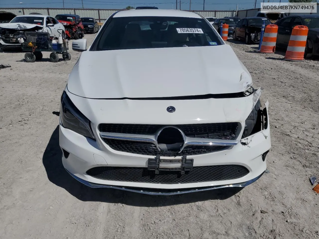 WDDSJ4EB7KN749476 2019 Mercedes-Benz Cla 250