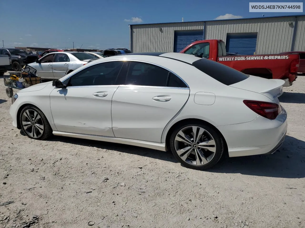 2019 Mercedes-Benz Cla 250 VIN: WDDSJ4EB7KN744598 Lot: 71497314