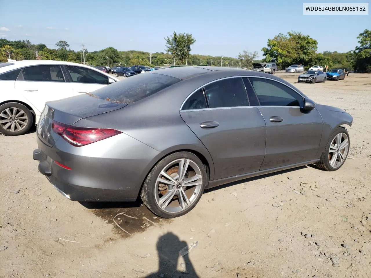 2020 Mercedes-Benz Cla 250 VIN: WDD5J4GB0LN068152 Lot: 69125734