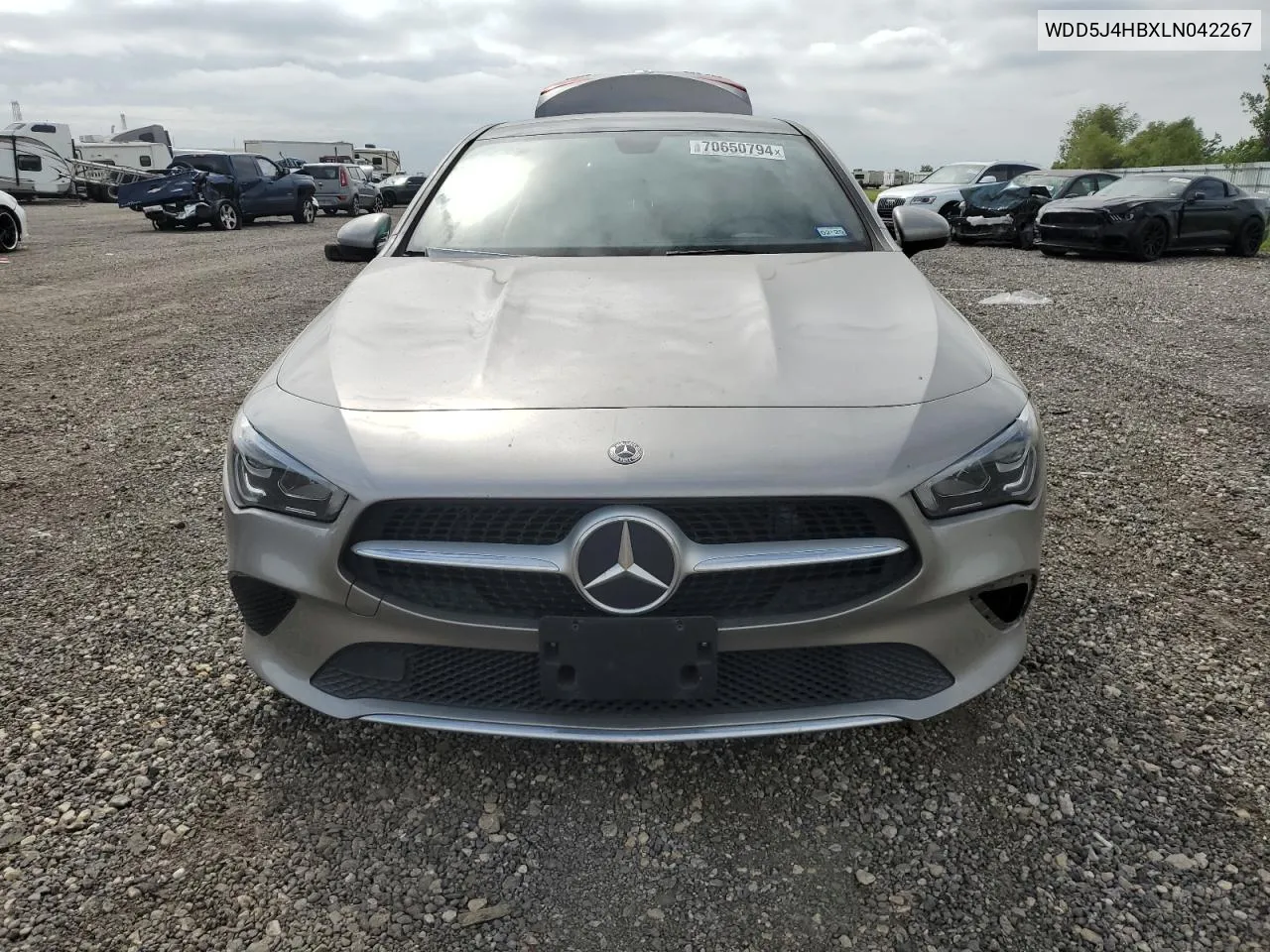 2020 Mercedes-Benz Cla 250 4Matic VIN: WDD5J4HBXLN042267 Lot: 70650794