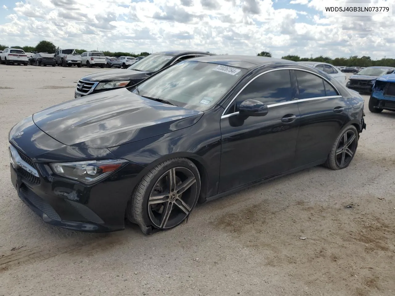 2020 Mercedes-Benz Cla 250 VIN: WDD5J4GB3LN073779 Lot: 72026754