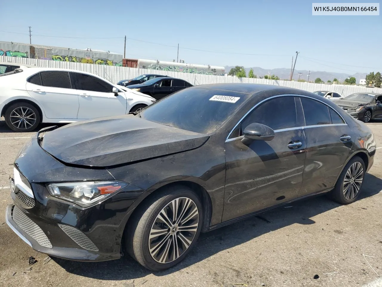 W1K5J4GB0MN166454 2021 Mercedes-Benz Cla 250