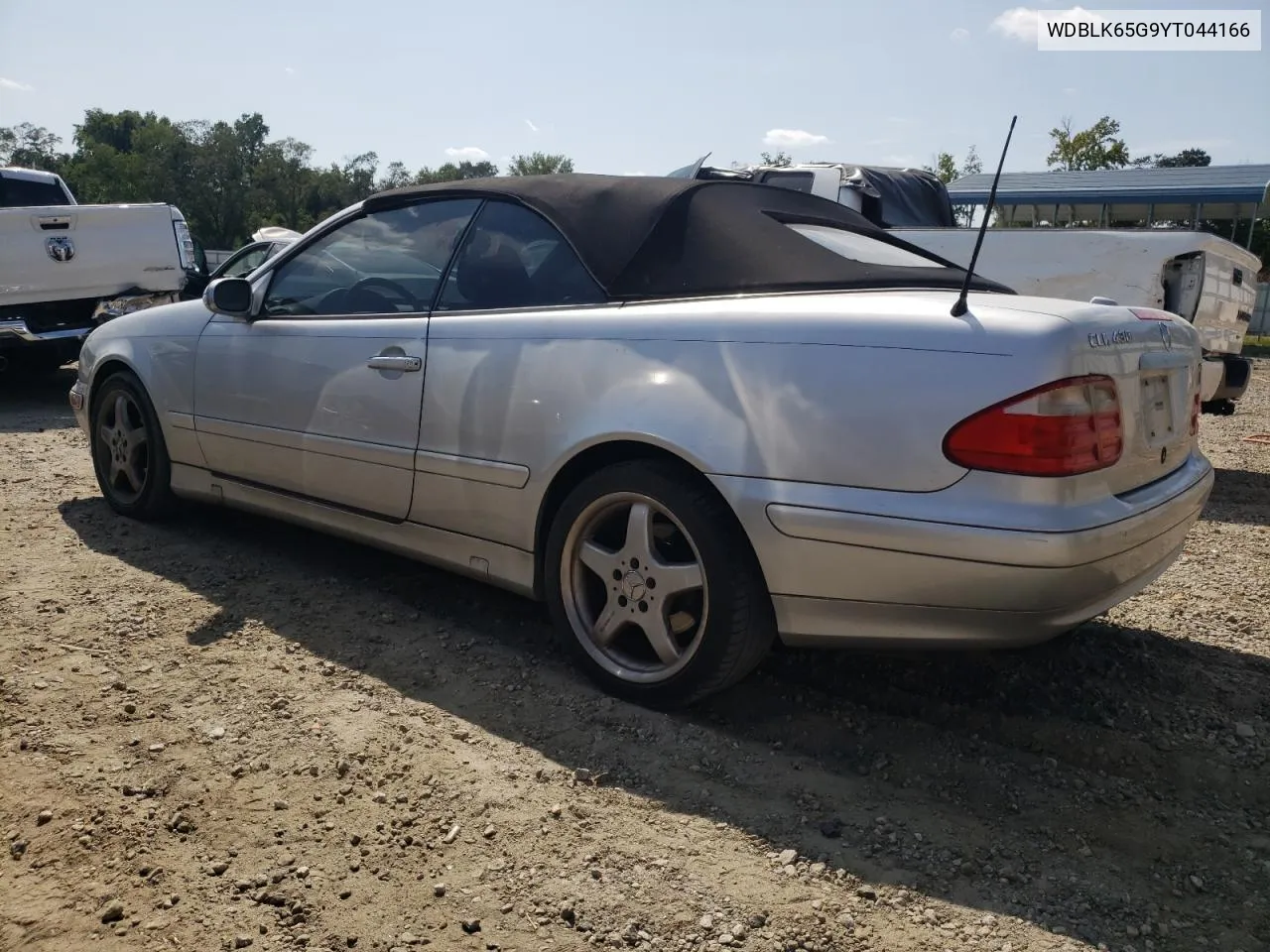 2000 Mercedes-Benz Clk 320 VIN: WDBLK65G9YT044166 Lot: 68793874