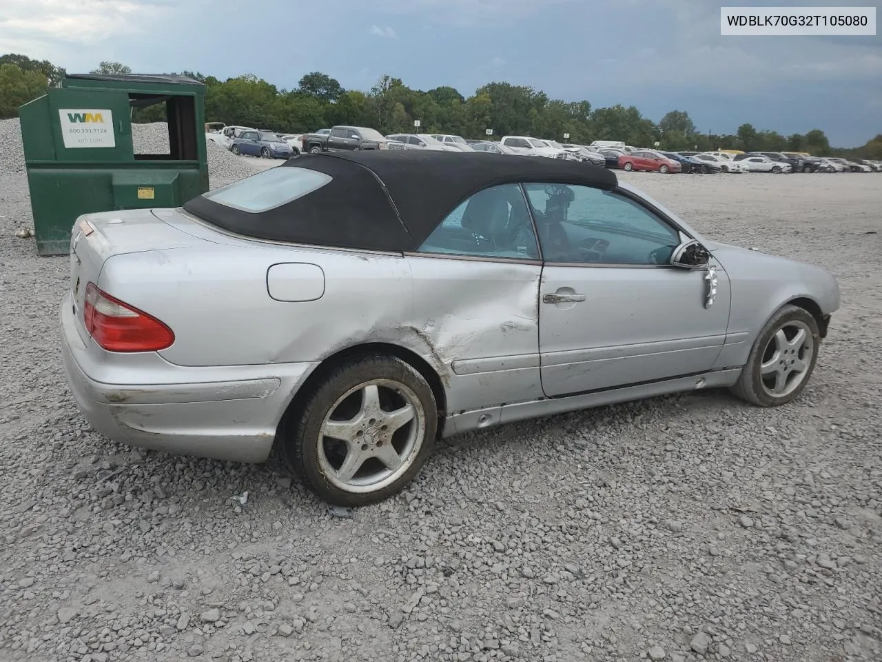 2002 Mercedes-Benz Clk 430 VIN: WDBLK70G32T105080 Lot: 69714474