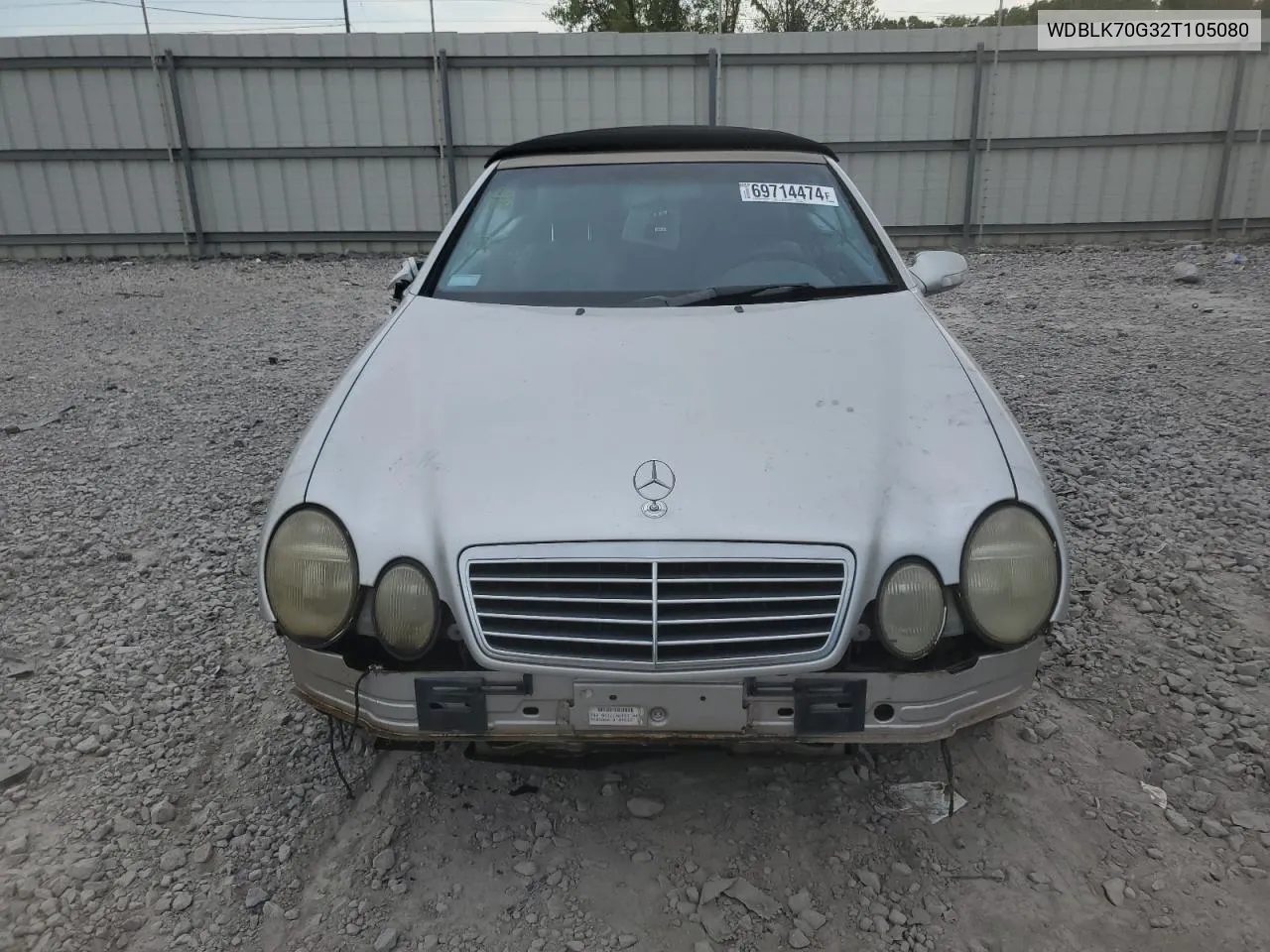 2002 Mercedes-Benz Clk 430 VIN: WDBLK70G32T105080 Lot: 69714474