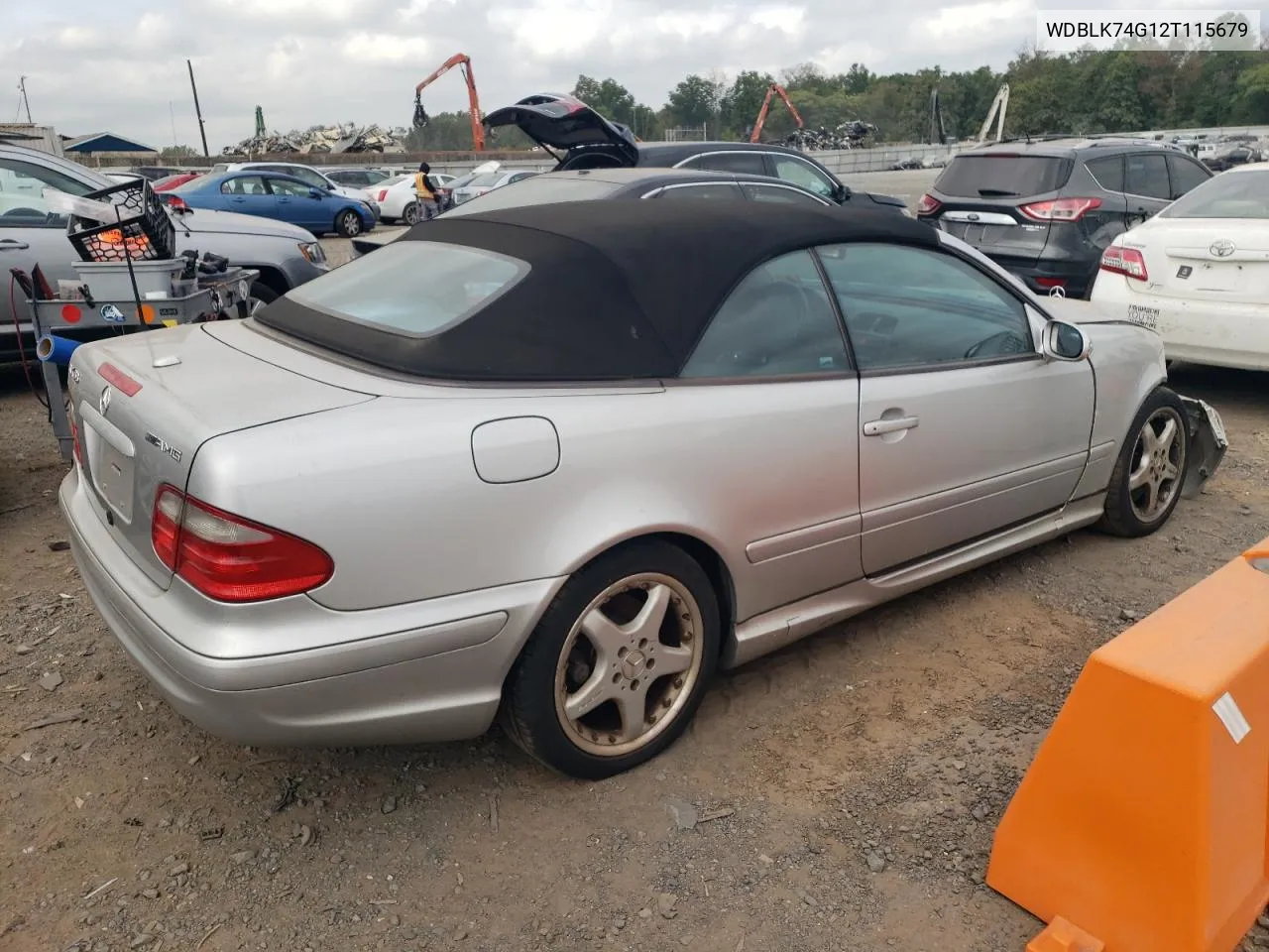 WDBLK74G12T115679 2002 Mercedes-Benz Clk 55 Amg