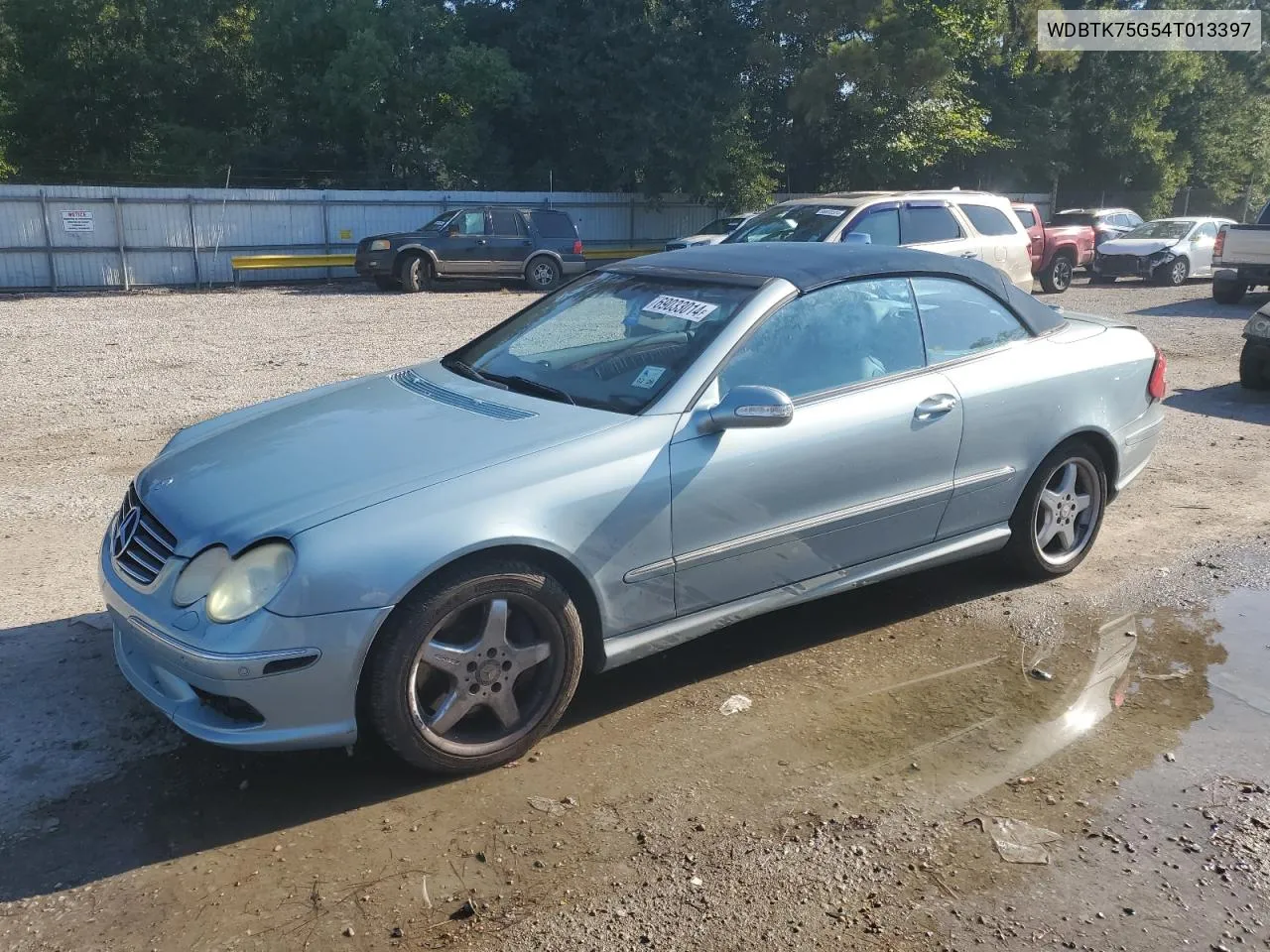 2004 Mercedes-Benz Clk 500 VIN: WDBTK75G54T013397 Lot: 69033014