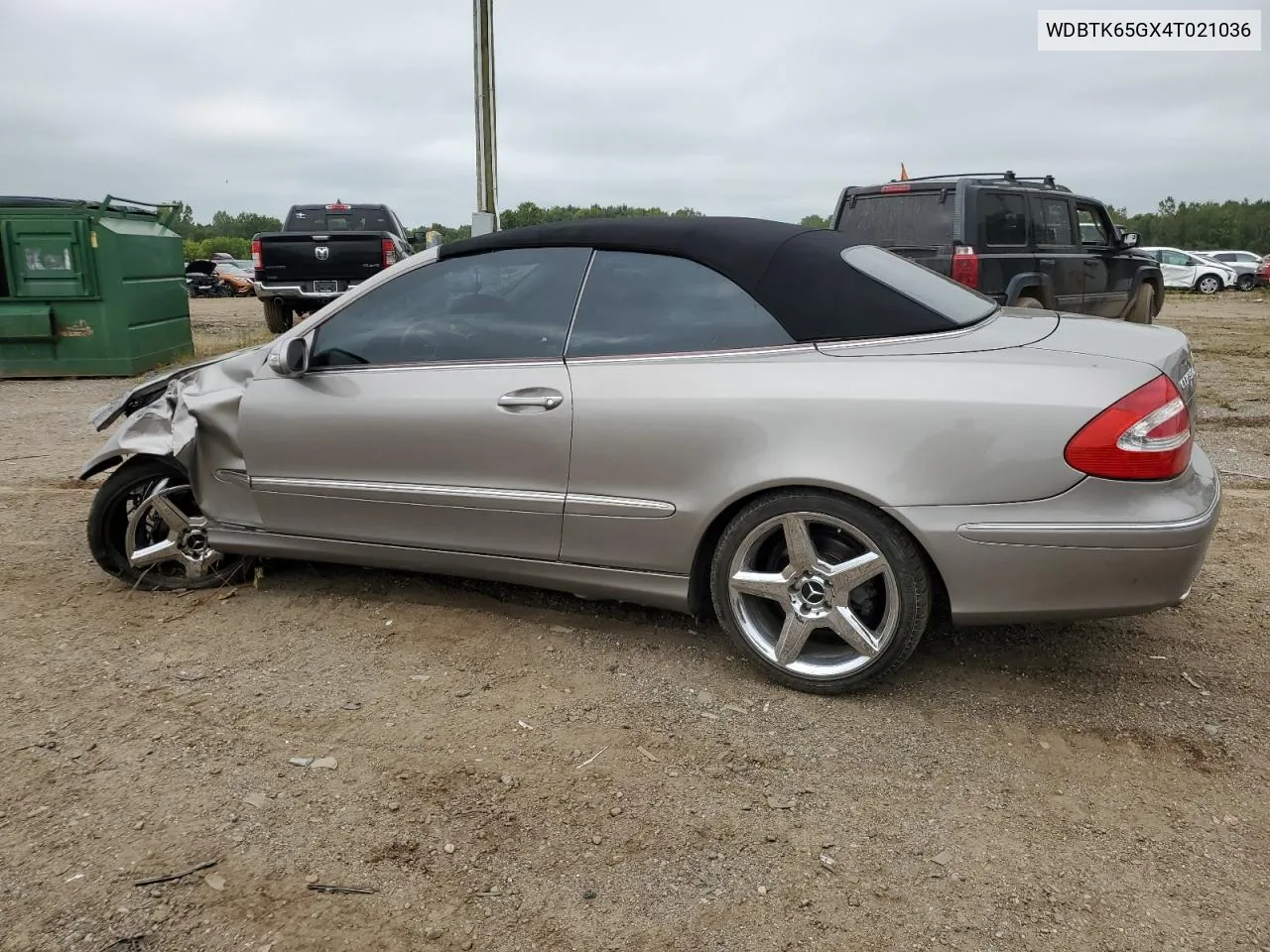 2004 Mercedes-Benz Clk 320 VIN: WDBTK65GX4T021036 Lot: 69287484