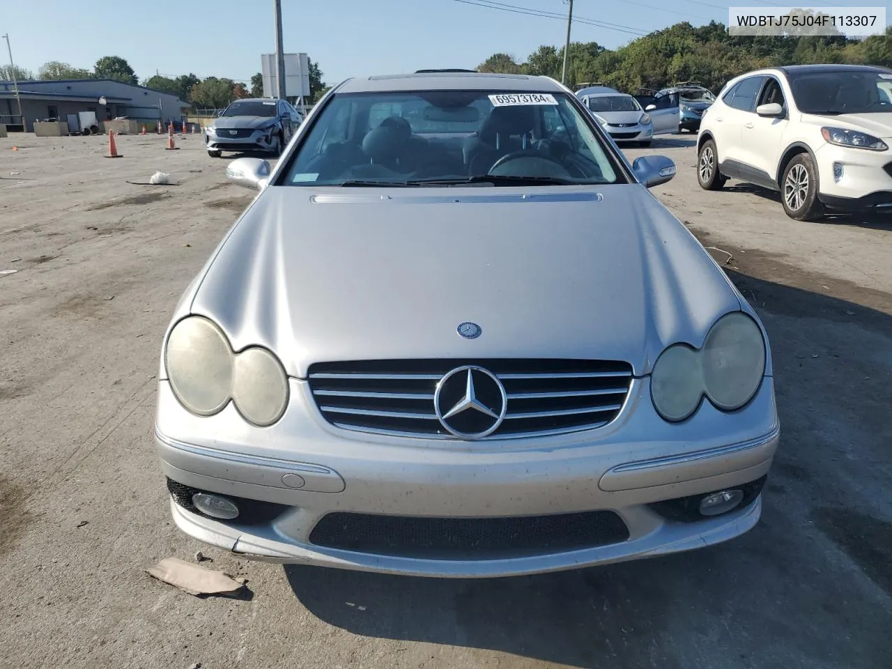 WDBTJ75J04F113307 2004 Mercedes-Benz Clk 500