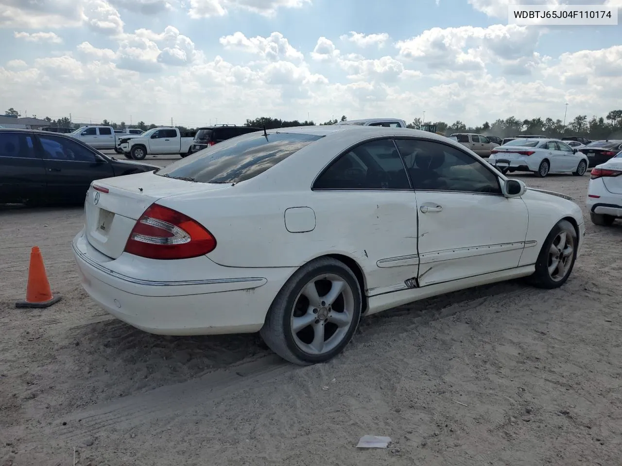 2004 Mercedes-Benz Clk 320C VIN: WDBTJ65J04F110174 Lot: 72084524